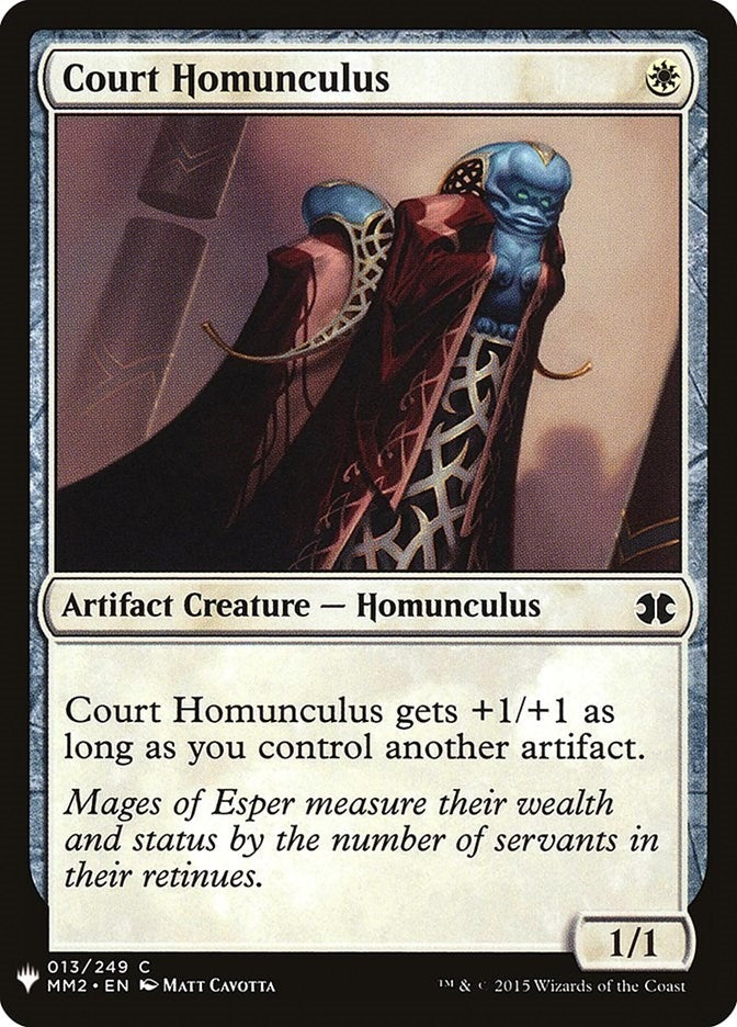 Image for Court Homunculus (The List Reprints) (13) - Magic: The Gathering