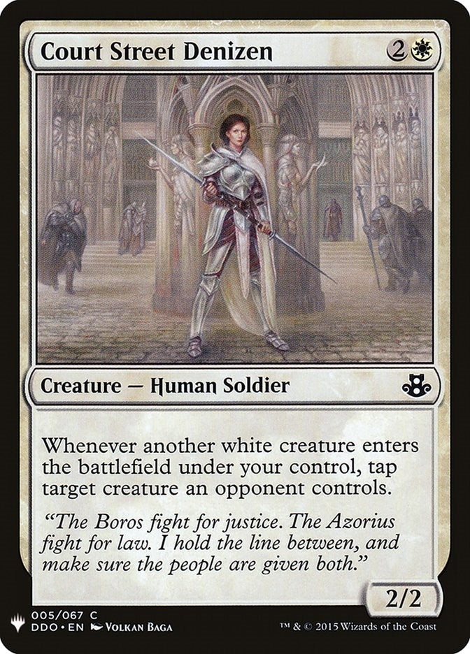 Image for Court Street Denizen (The List Reprints) (5) - Magic: The Gathering
