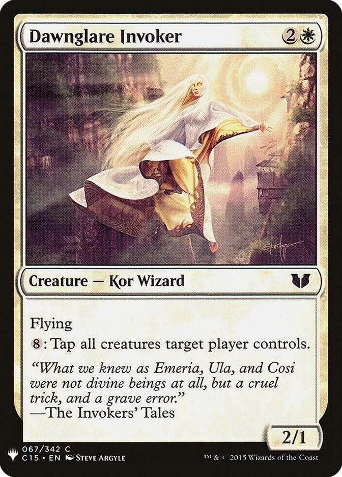 Image for Dawnglare Invoker (The List Reprints) (67) - Magic: The Gathering