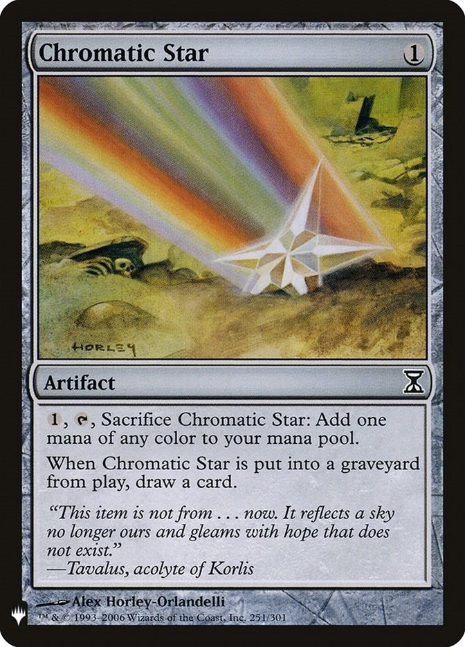 Image for Chromatic Star (The List Reprints) (251) - Magic: The Gathering