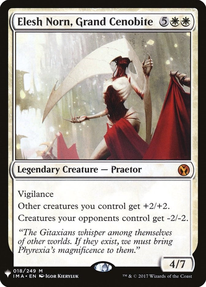 Image for Elesh Norn, Grand Cenobite (The List Reprints) (18) - Magic: The Gathering