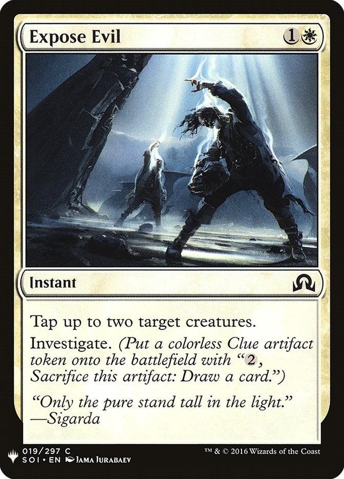 Image for Expose Evil (The List Reprints) (19) - Magic: The Gathering