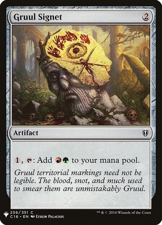 Image for Gruul Signet (The List Reprints) (256) - Magic: The Gathering