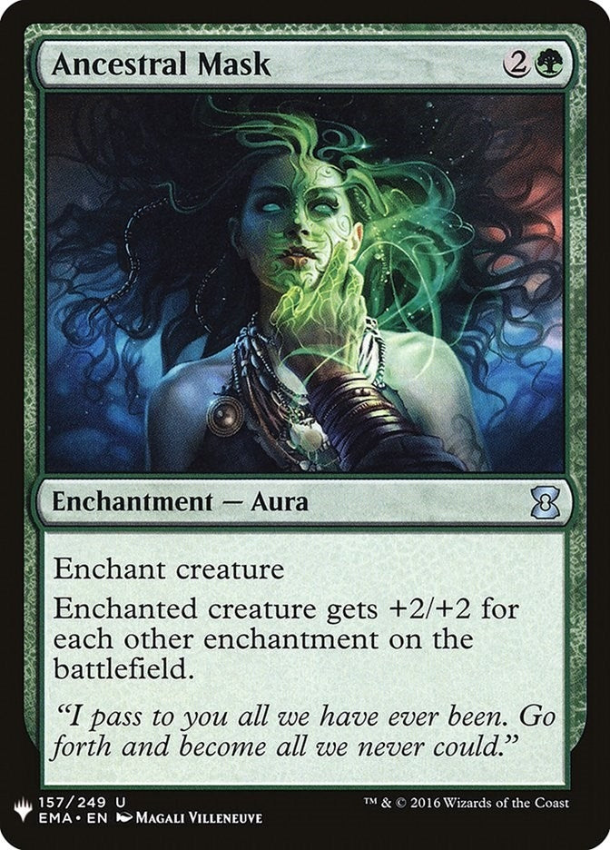 Image for Ancestral Mask (The List Reprints) (157) - Magic: The Gathering