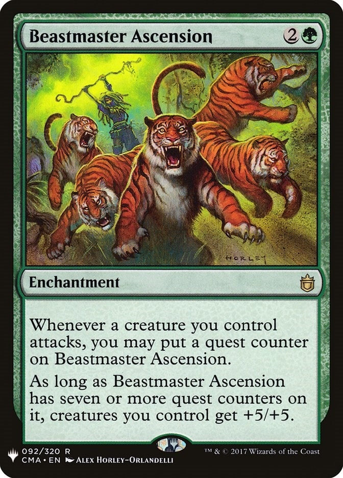 Image for Beastmaster Ascension (CMA) (The List Reprints) (92) - Magic: The Gathering