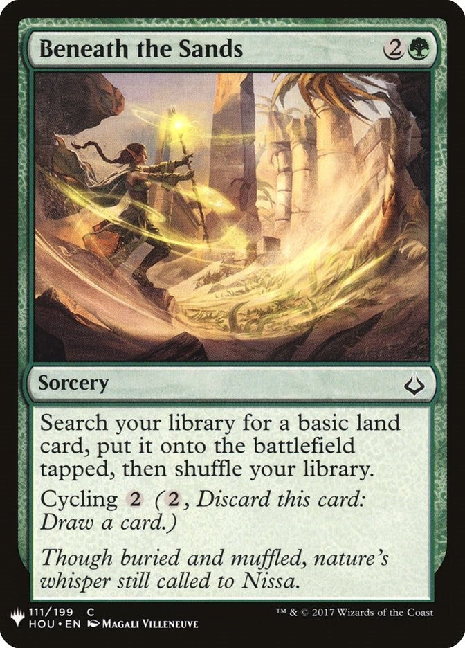Image for Beneath the Sands (The List Reprints) (111) - Magic: The Gathering