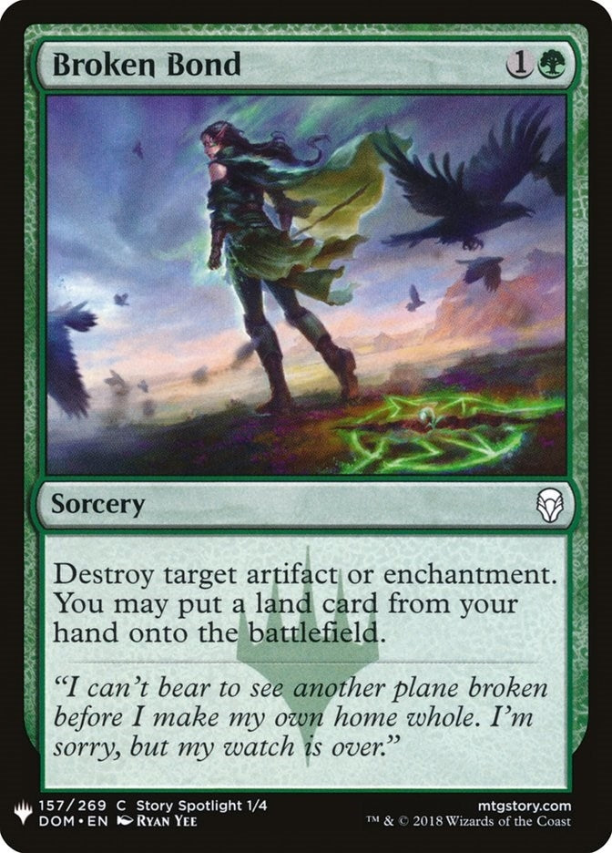 Image for Broken Bond (The List Reprints) (157) - Magic: The Gathering