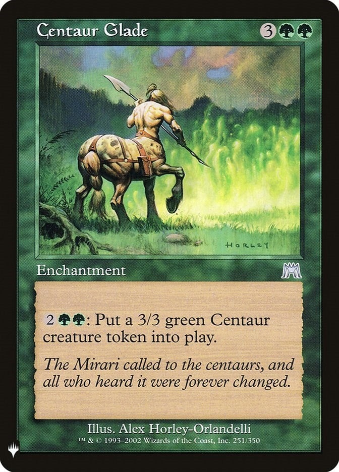 Image for Centaur Glade (The List Reprints) (251) - Magic: The Gathering