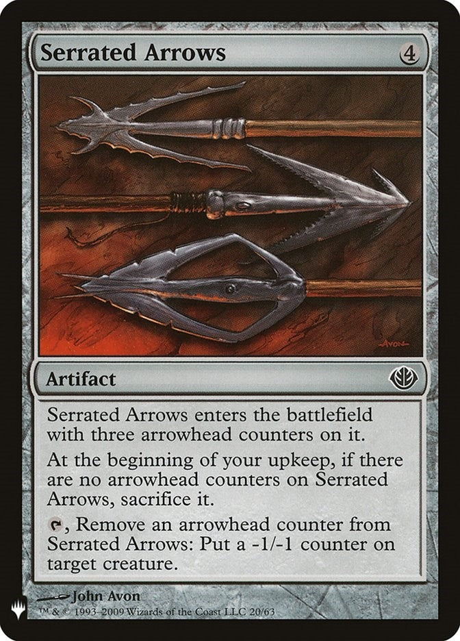 Image for Serrated Arrows (The List Reprints) (20) - Magic: The Gathering