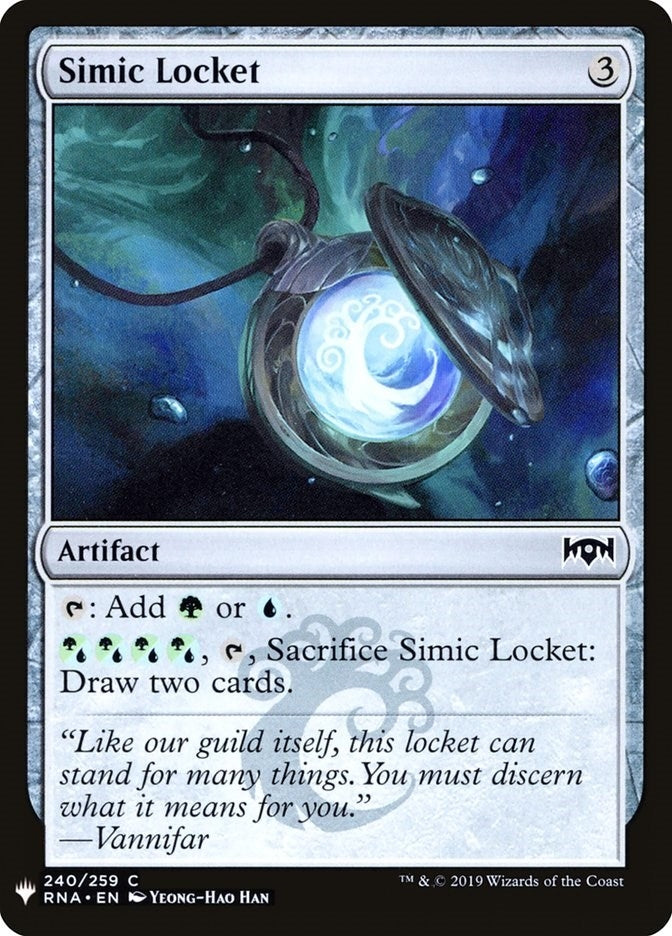Image for Simic Locket (The List Reprints) (240) - Magic: The Gathering