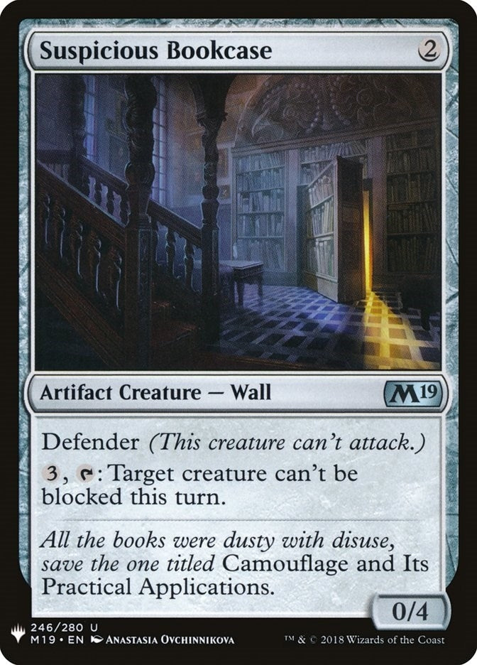 Image for Suspicious Bookcase (The List Reprints) (246) - Magic: The Gathering