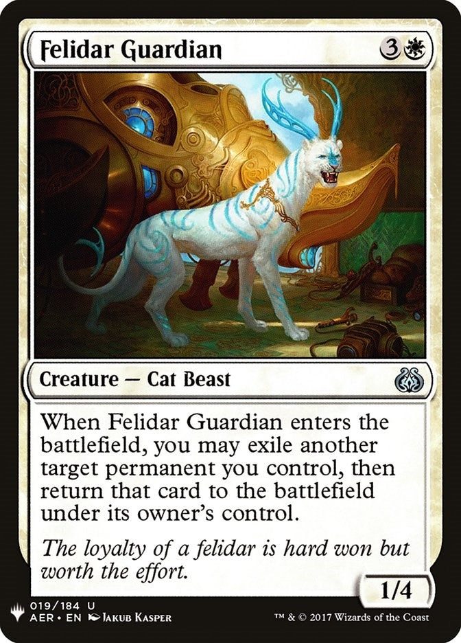 Image for Felidar Guardian (The List Reprints) (19) - Magic: The Gathering