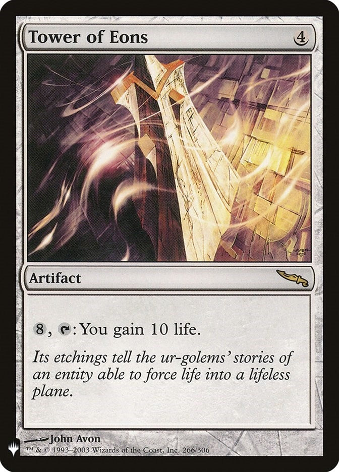 Image for Tower of Eons (The List Reprints) (266/306) - Magic: The Gathering