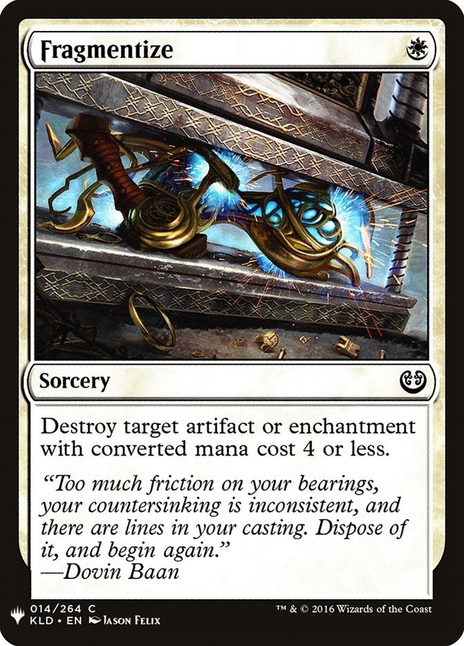 Image for Fragmentize (The List Reprints) (14) - Magic: The Gathering