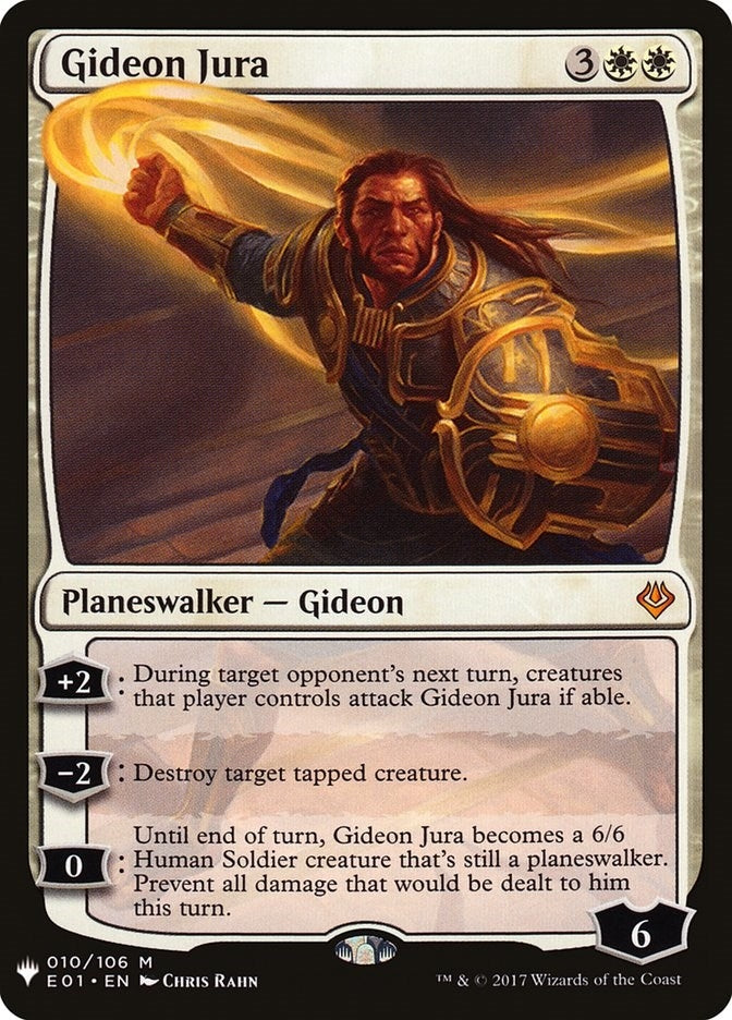 Image for Gideon Jura (The List Reprints) (010/106) - Magic: The Gathering