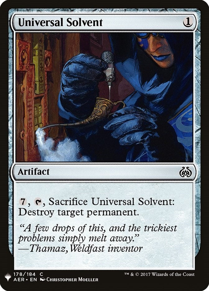 Image for Universal Solvent (The List Reprints) (178) - Magic: The Gathering