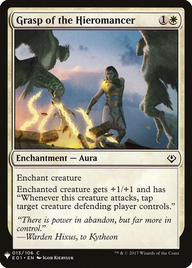 Image for Grasp of the Hieromancer (The List Reprints) (13) - Magic: The Gathering