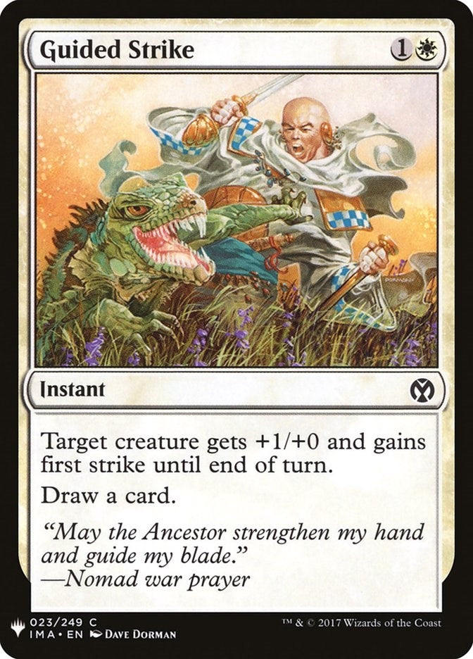 Image for Guided Strike (The List Reprints) (23) - Magic: The Gathering