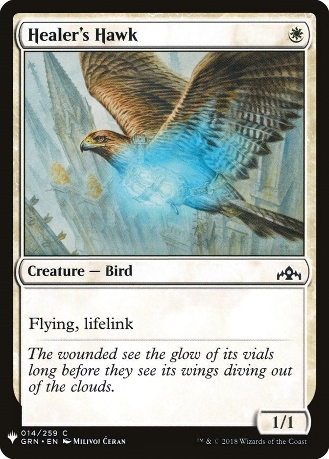 Image for Healer's Hawk (The List Reprints) (14) - Magic: The Gathering
