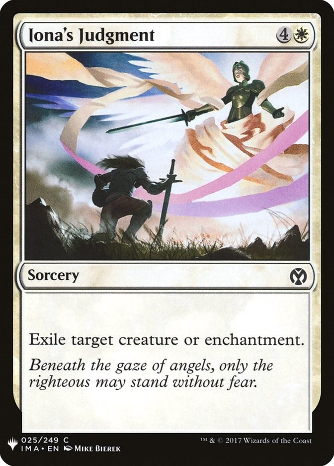 Image for Iona's Judgment (The List Reprints) (25) - Magic: The Gathering