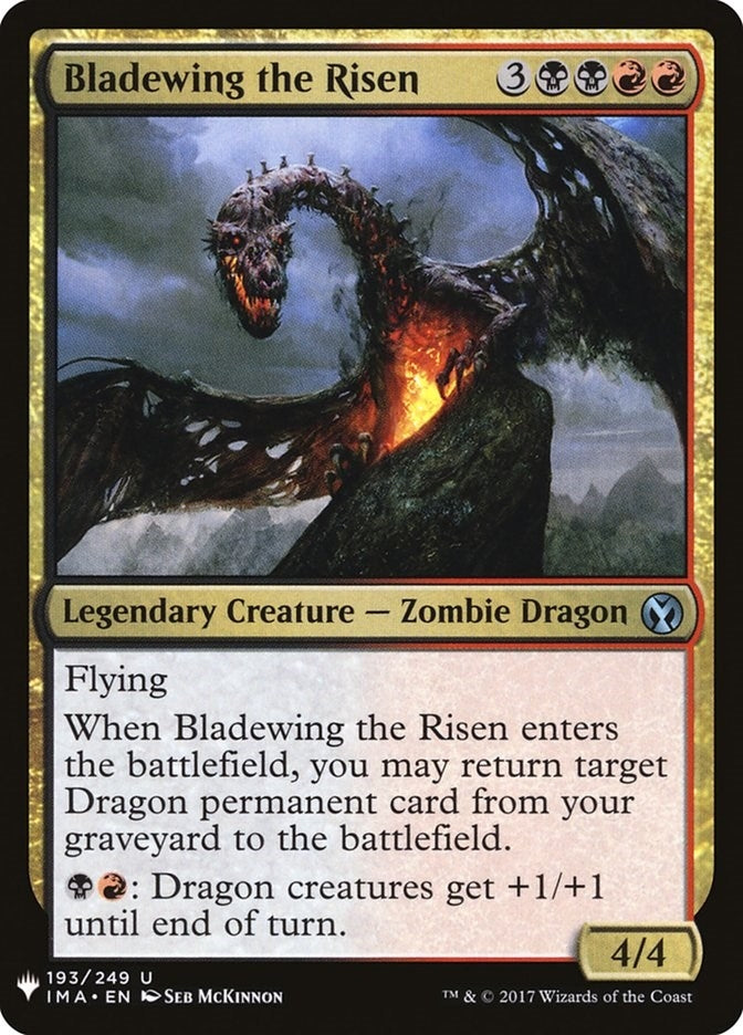 Image for Bladewing the Risen (The List Reprints) (193) - Magic: The Gathering