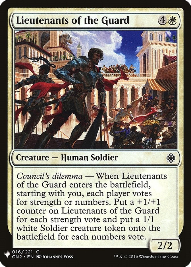 Image for Lieutenants of the Guard (The List Reprints) (16) - Magic: The Gathering