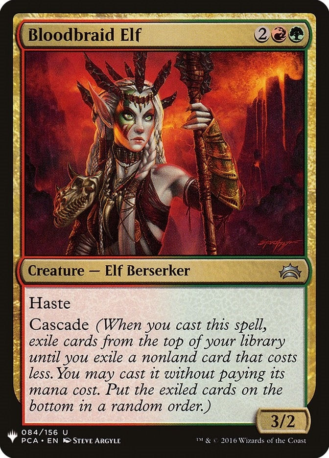 Image for Bloodbraid Elf (The List Reprints) (84) - Magic: The Gathering