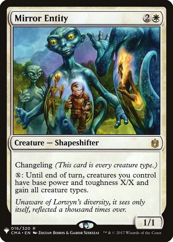 Image for Mirror Entity (CMA) (The List Reprints) (016/320) - Magic: The Gathering