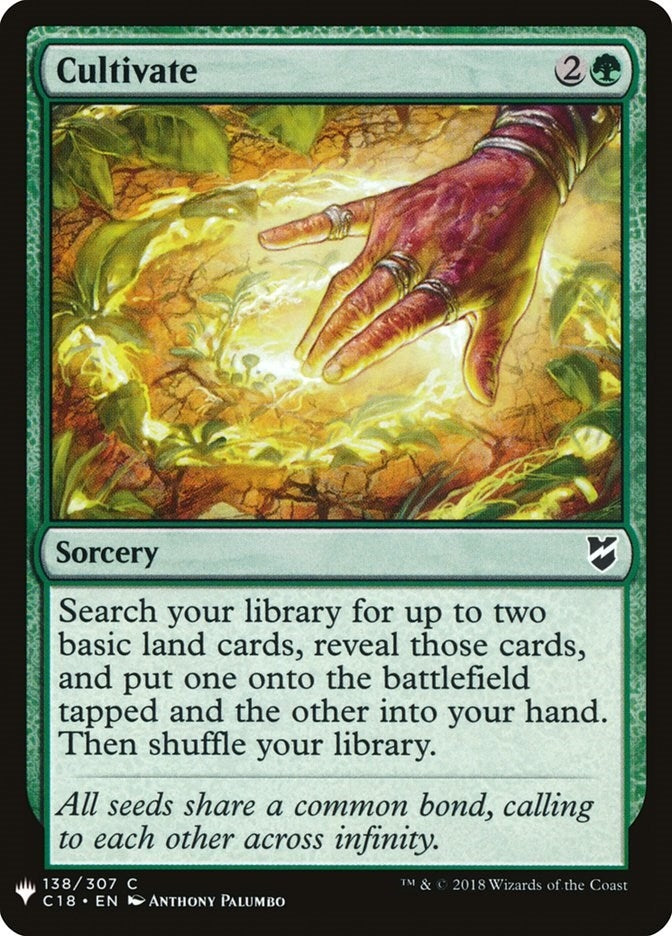 Image for Cultivate (C18) (The List Reprints) (138) - Magic: The Gathering
