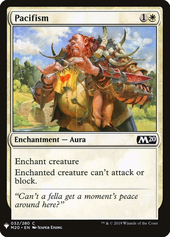 Image for Pacifism (The List Reprints) (32) - Magic: The Gathering