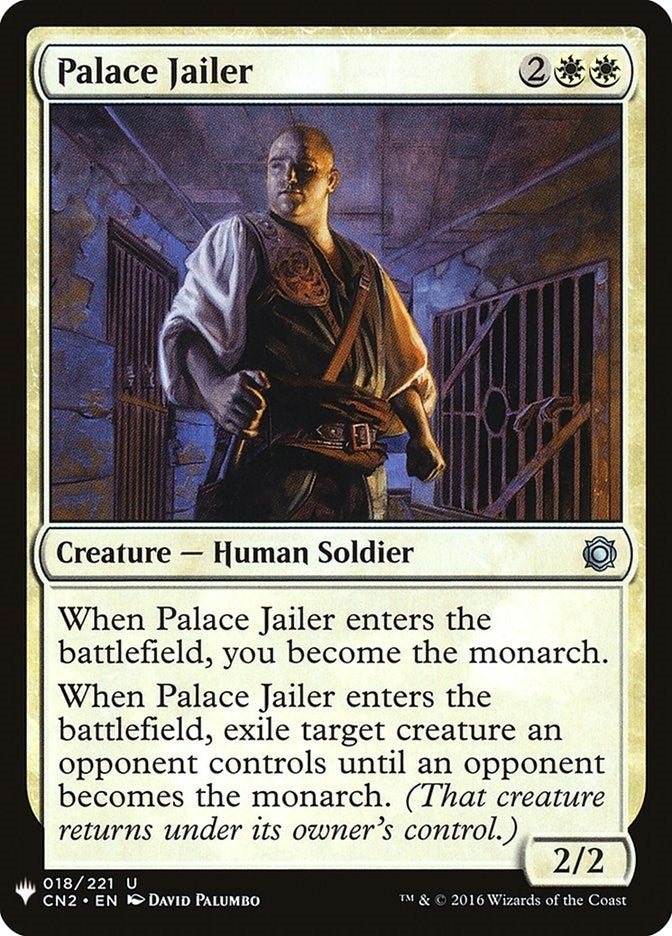 Image for Palace Jailer (The List Reprints) (18) - Magic: The Gathering