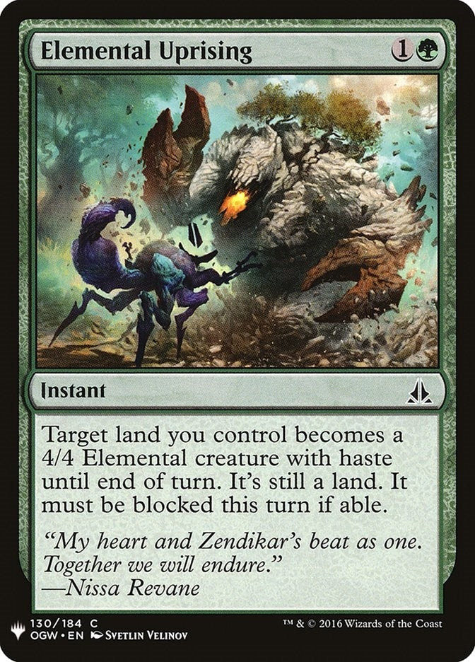 Image for Elemental Uprising (The List Reprints) (130) - Magic: The Gathering