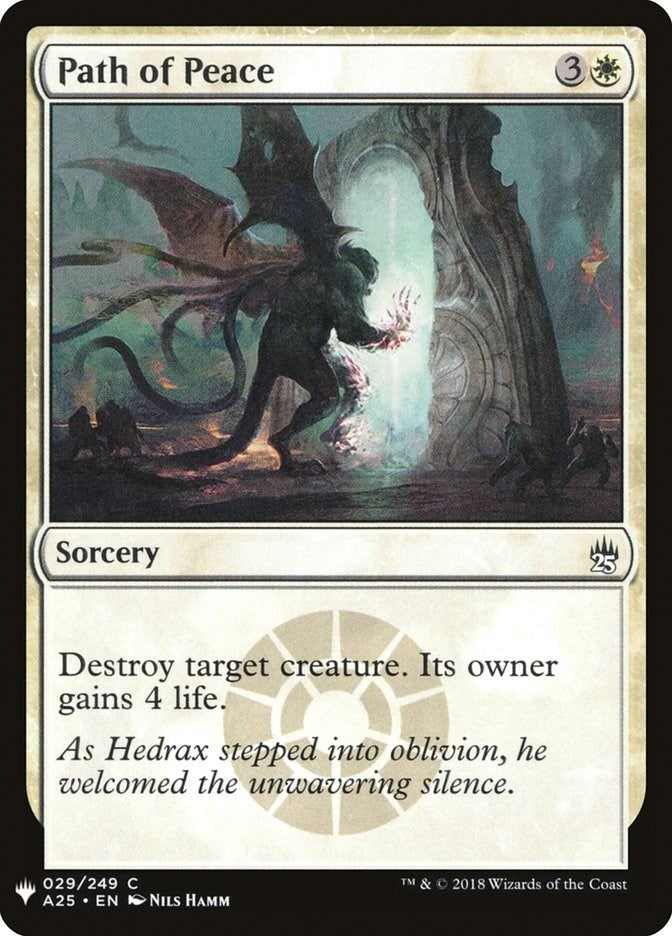 Image for Path of Peace (The List Reprints) (29) - Magic: The Gathering