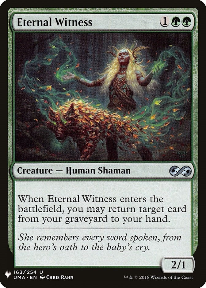 Image for Eternal Witness (UMA) (The List Reprints) (163) - Magic: The Gathering