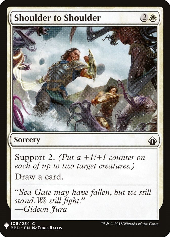 Image for Shoulder to Shoulder (The List Reprints) (105) - Magic: The Gathering