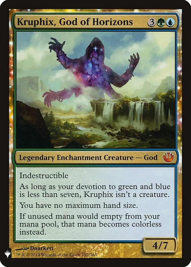 Image for Kruphix, God of Horizons (The List Reprints) (152) - Magic: The Gathering