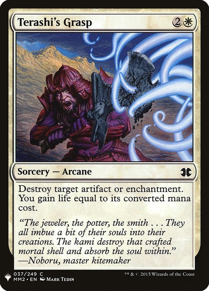 Image for Terashi's Grasp (The List Reprints) (37) - Magic: The Gathering