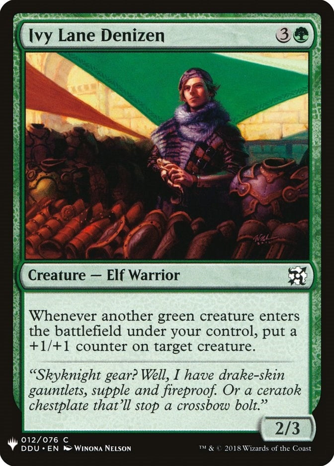 Image for Ivy Lane Denizen (The List Reprints) (12) - Magic: The Gathering