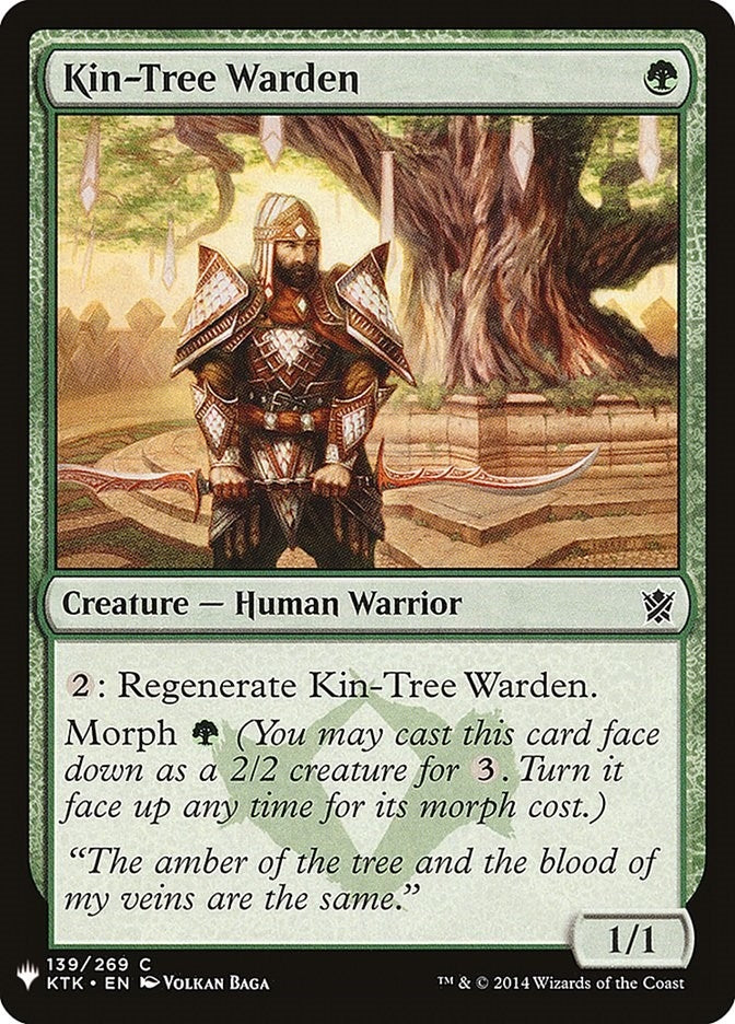 Image for Kin-Tree Warden (The List Reprints) (139) - Magic: The Gathering