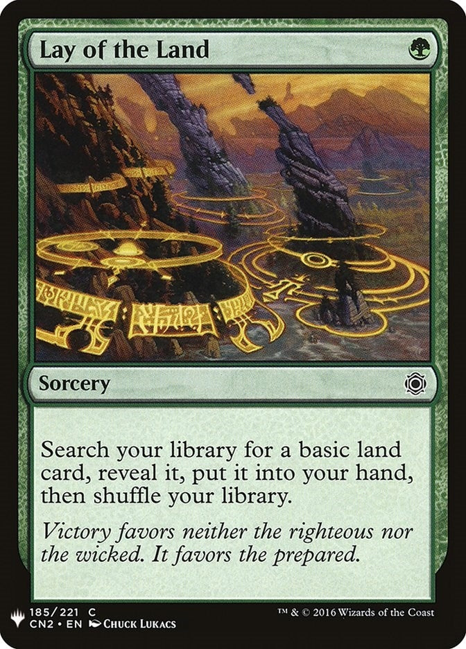 Image for Lay of the Land (The List Reprints) (185) - Magic: The Gathering