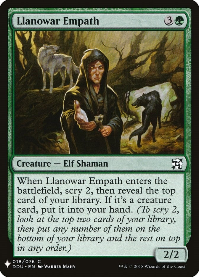 Image for Llanowar Empath (The List Reprints) (18) - Magic: The Gathering
