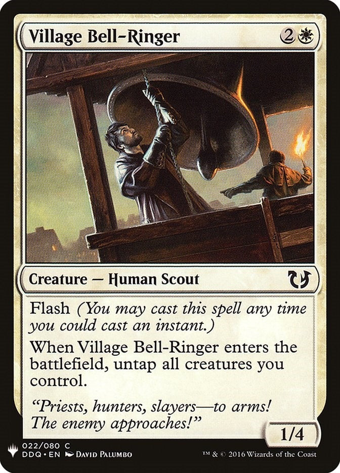 Image for Village Bell-Ringer (The List Reprints) (22) - Magic: The Gathering