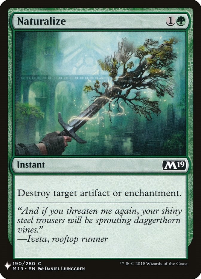 Image for Naturalize (The List Reprints) (190) - Magic: The Gathering