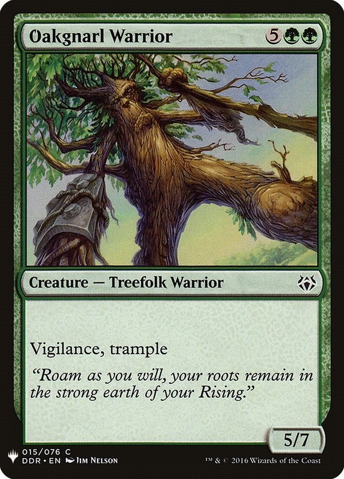 Image for Oakgnarl Warrior (The List Reprints) (15) - Magic: The Gathering