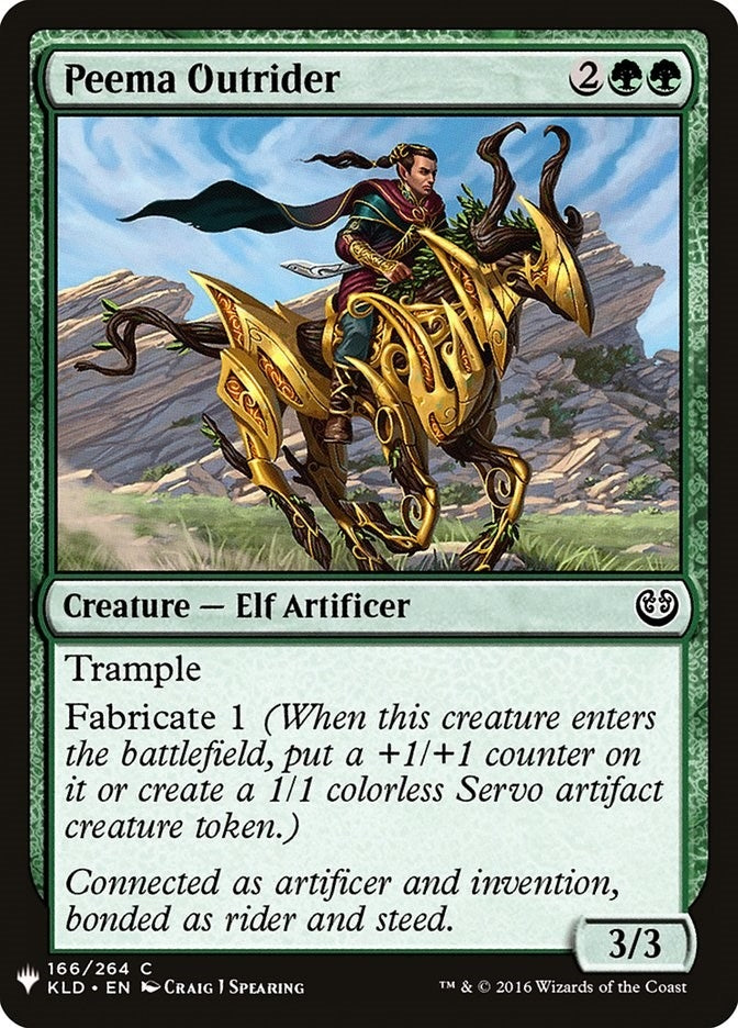 Image for Peema Outrider (The List Reprints) (166) - Magic: The Gathering