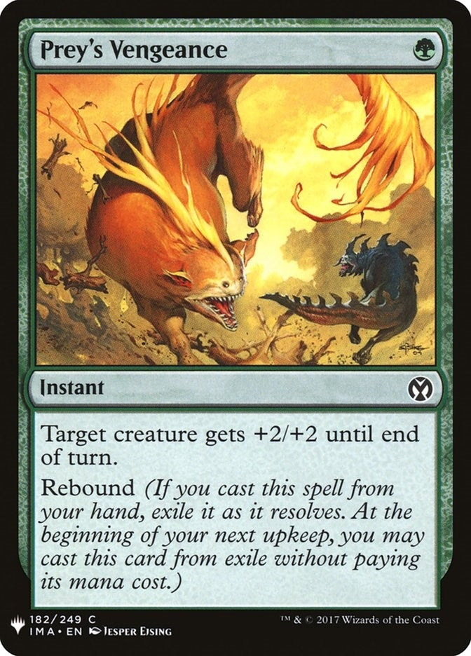 Image for Prey's Vengeance (The List Reprints) (182) - Magic: The Gathering