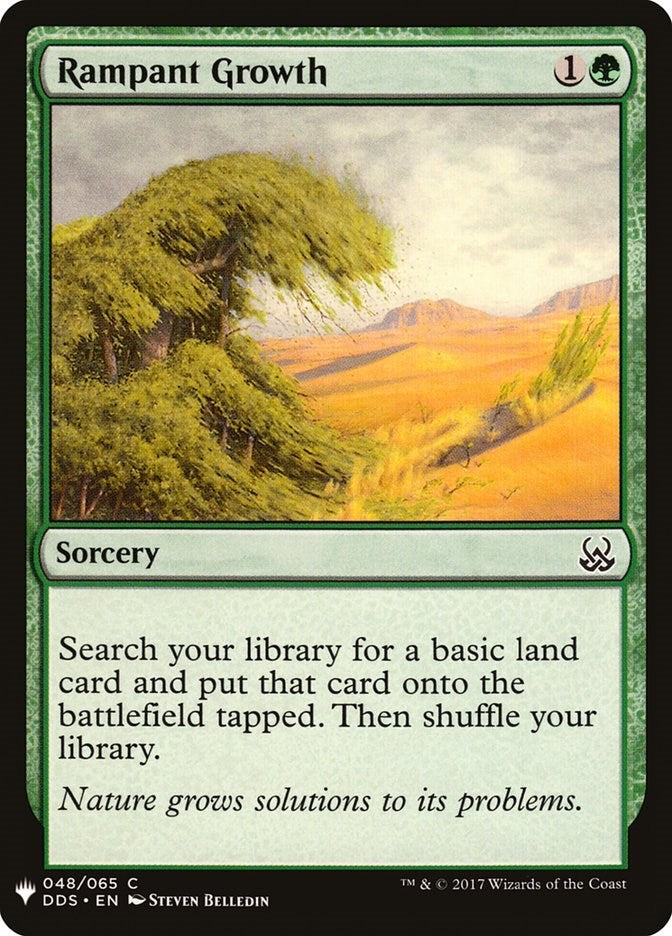 Image for Rampant Growth (The List Reprints) (48) - Magic: The Gathering