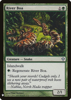 Image for River Boa (The List Reprints) (180) - Magic: The Gathering