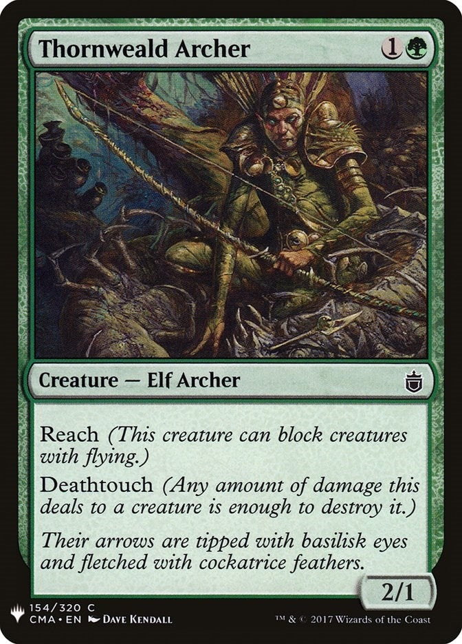 Image for Thornweald Archer (The List Reprints) (154) - Magic: The Gathering