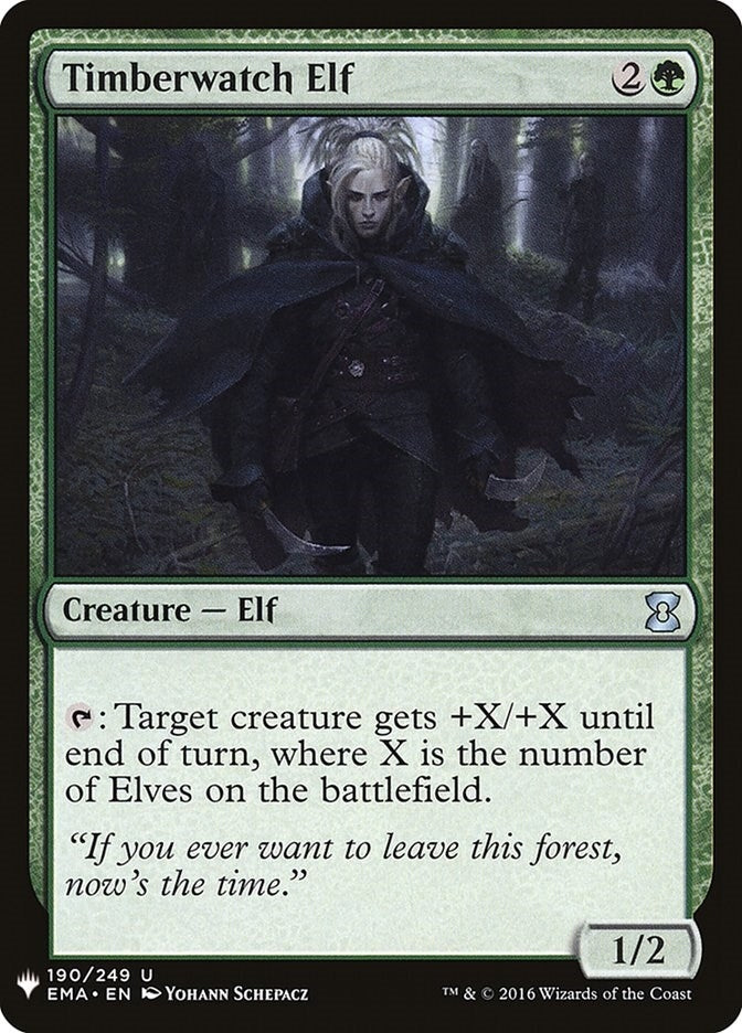 Image for Timberwatch Elf (The List Reprints) (190) - Magic: The Gathering